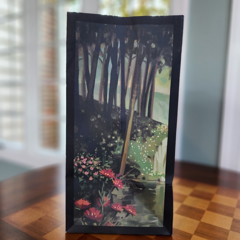 GUCCI Scenic Garden EMPTY Paper Shopping Bag - Picture 7 of 9